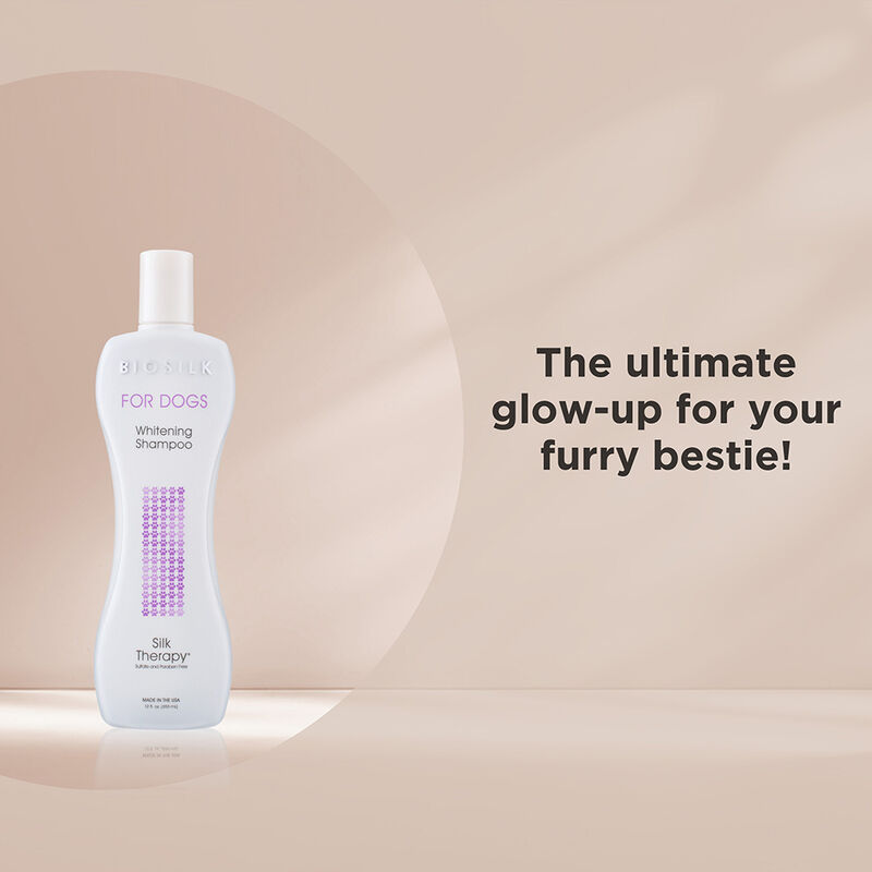 BioSilk For Dogs Whitening Shampoo, , large image number null